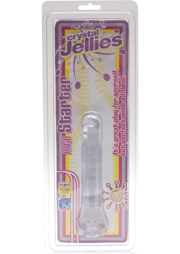 Crystal Jellies Anal Starter Sil A Gel 6 Inch Clear