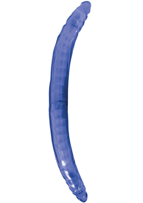 Bendable Double Dong Vibrator Multispeed Blue