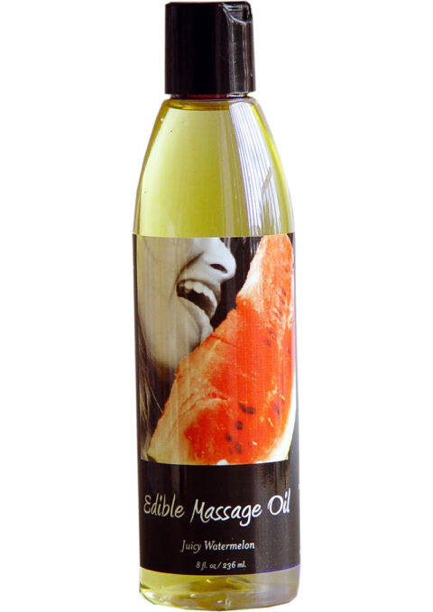 Edible Massage Oil Juicy Watermelon 8 Ounce