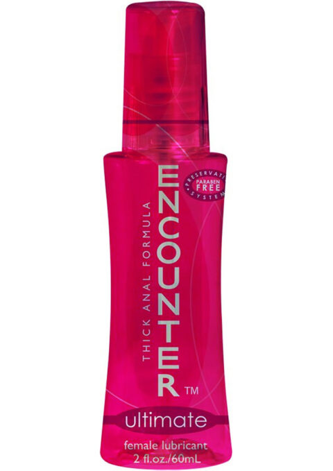 Encounter Ultimate Thick Anal Female Water Based Lubricant 2 Ounce