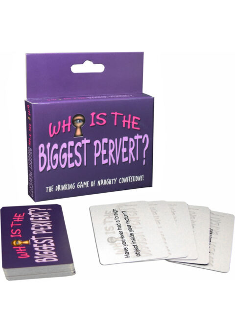 Whos The Biggest Pervert Card Game