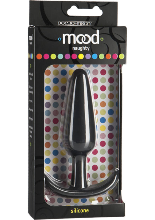 Mood Naughty Silicone Anal Plug Large Black