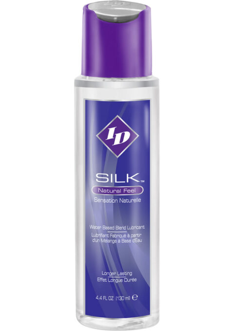 ID Silk Natural Feel Water Based Blend Lubricant 4.4 Ounce Bottle