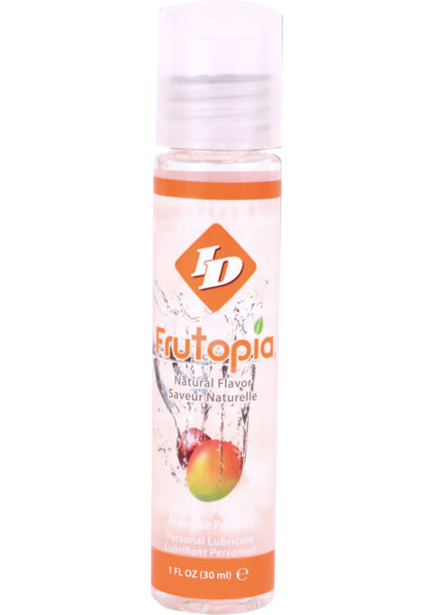 Frutopia Natural Flavor Water Based Personal Lubricant Mango 1 Ounce Bottle