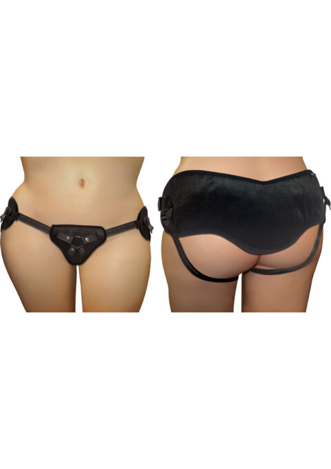Plus Size Beginners Adjustable Strap On Black Size 12 to 30