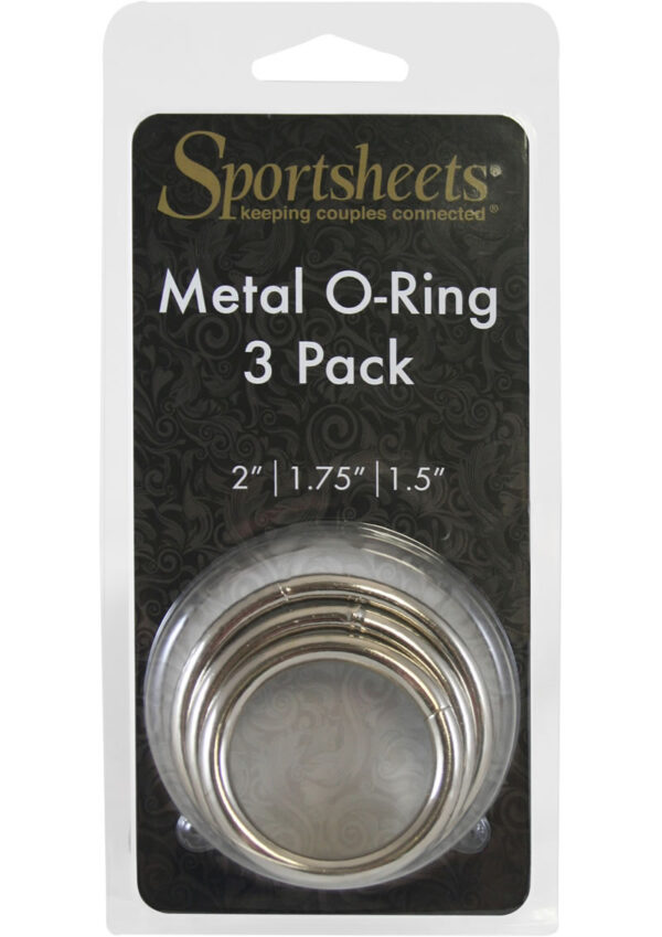 Metal O Ring 3 Pack Assorted Cockrings Metal