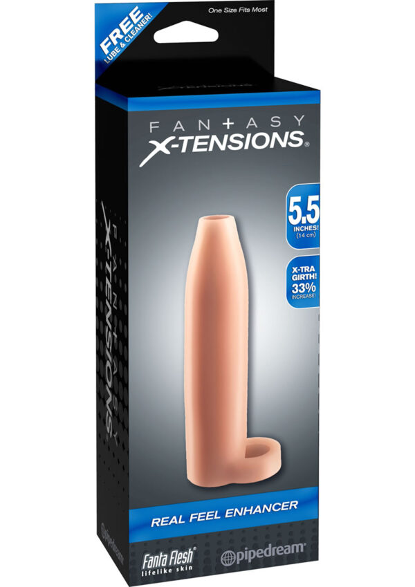 Fantasy Xtensions Real Feel Enhancer Sleeve Flesh 5.5 Inch