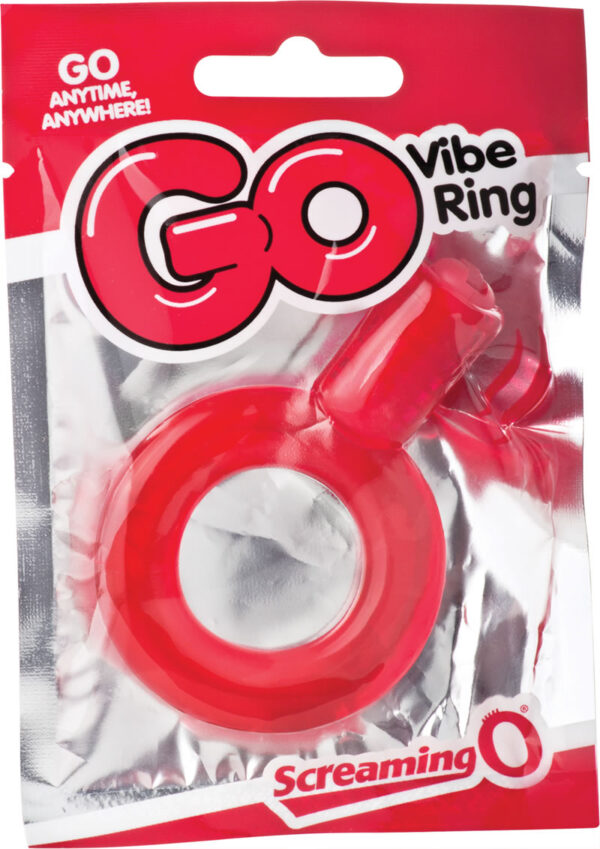 Go Vibe Ring Disposable Cockring Red