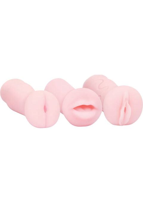 Imale Pocket Pink Mini Masturbator Trio Set