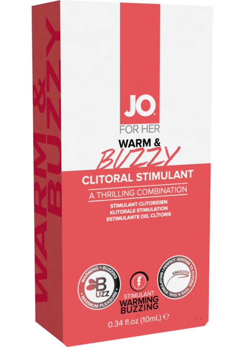 JO Buzzy Clitoral Stimulant Gel Warming .34oz