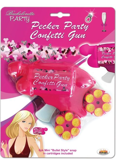 Bachelorette Party Pecker Party Confetti Gun Multi Colored
