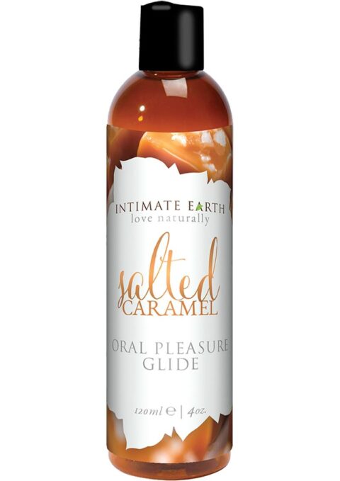 Intimate Earth Oral Pleasure Glide Salted Caramel 4 Ounce