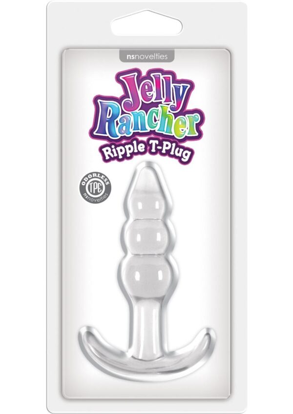 Jelly Rancher Ripple T Plug - Clear