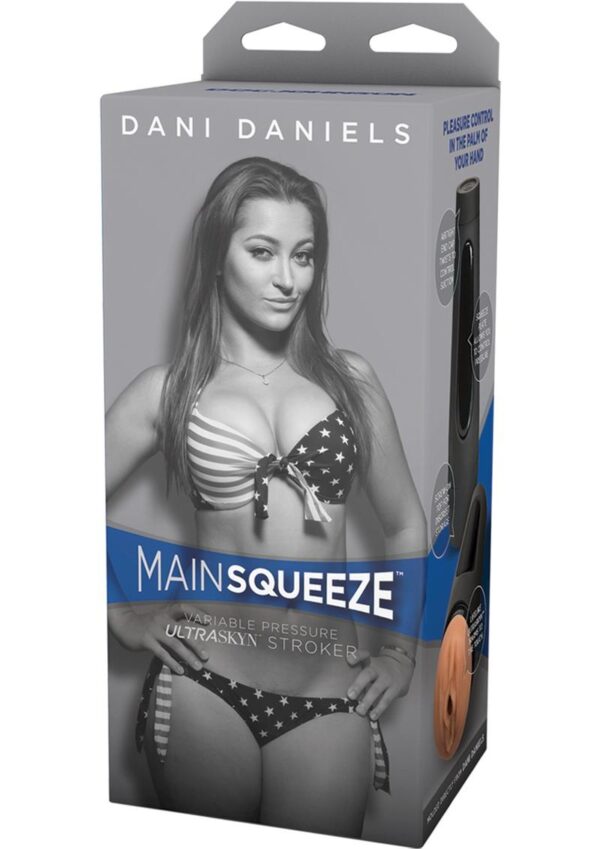 Main Squeeze Dani Daniels UltraSkyn Stroker Realistic Pussy Vanilla 7.5 Inches