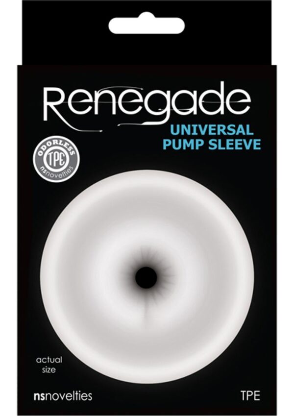 Renegade Universal Pump Sleeve Anal - Clear