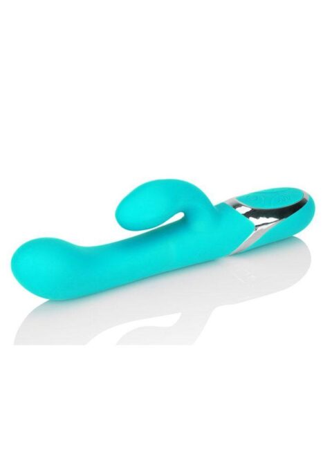 Enchanted Lover Silicone USB Rechargeable Rabbit Waterproof Blue