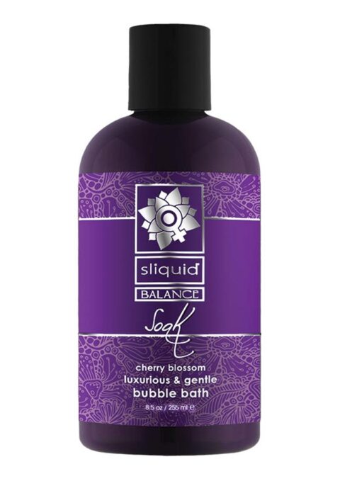 Sliquid Balance Soak Cherry Blossom Bubble Bath 8.5 Ounce