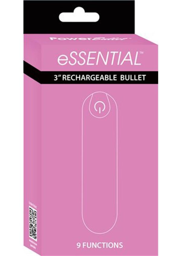 Essential Power Bullet Rechargeable Waterproof Pink