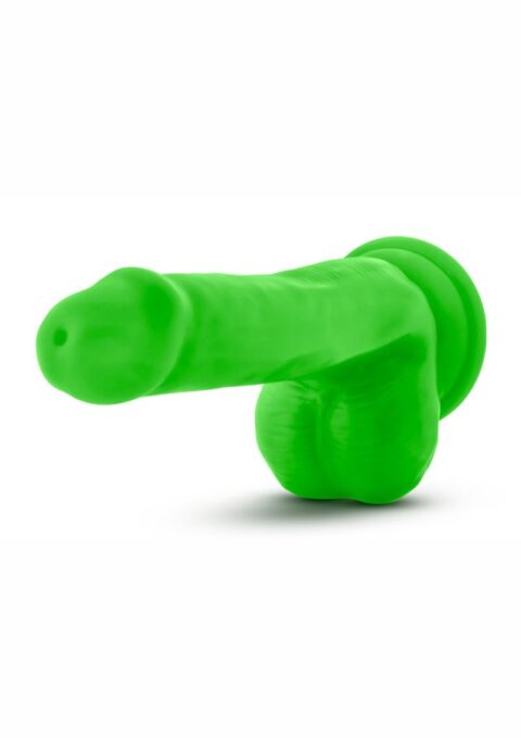 Neo Dual Density Realistic Cock With Balls Green 6 Inch