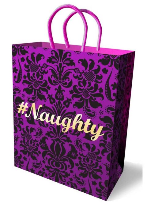 # Naughty Gift Bag Purple/Black