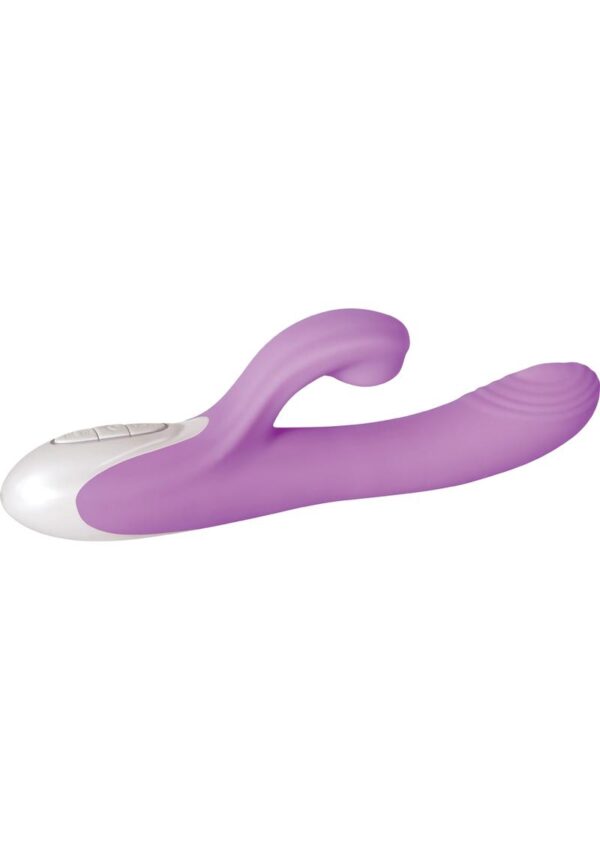 Super Sucker G-Spot Massager with Clit Stimulator Multi Speed Splash Proof Rechargeable Pink