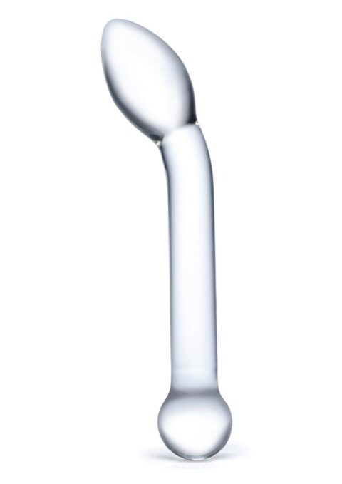 Glas Slimline G Spot Glass Dildo 8 Inches Clear