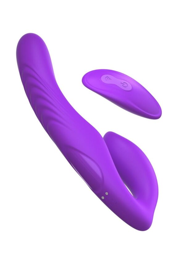 Fantasy For Her  Her Ultimate Strapless Strap on Multi Function Wireless Remote Waterproof Rechargeable Purple