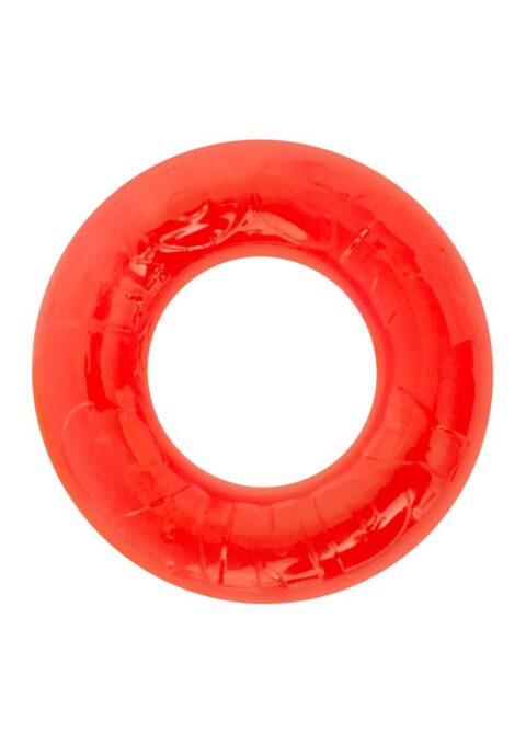 Rock Candy Gummy Ring Cock Ring One Size Fits Most Red