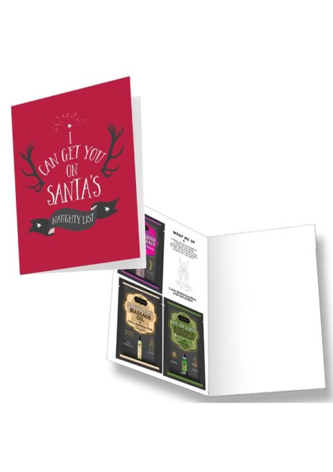 Santas Naughty List Greeting Card