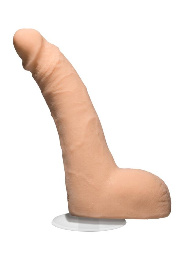 Signature Cock JJ Knight Ultraskyn Dual Density Silicone Non Vibrating 8.5  Inch Dildo Flesh