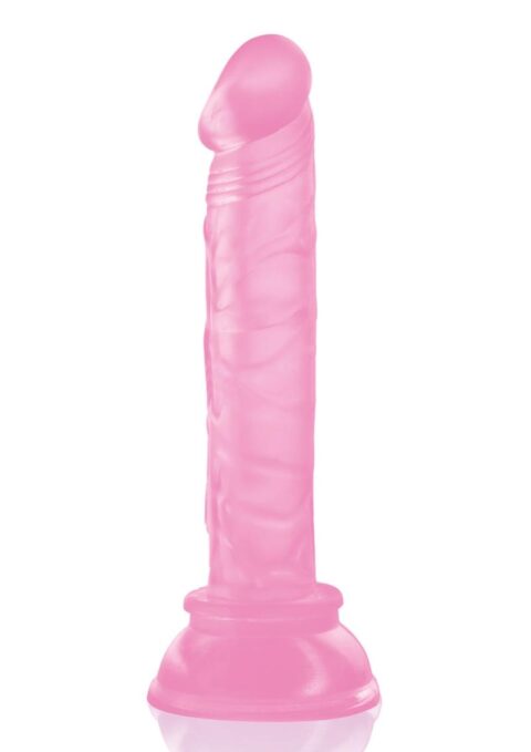 The 9`s - Diclets Jelly Dildo 8in - Pink