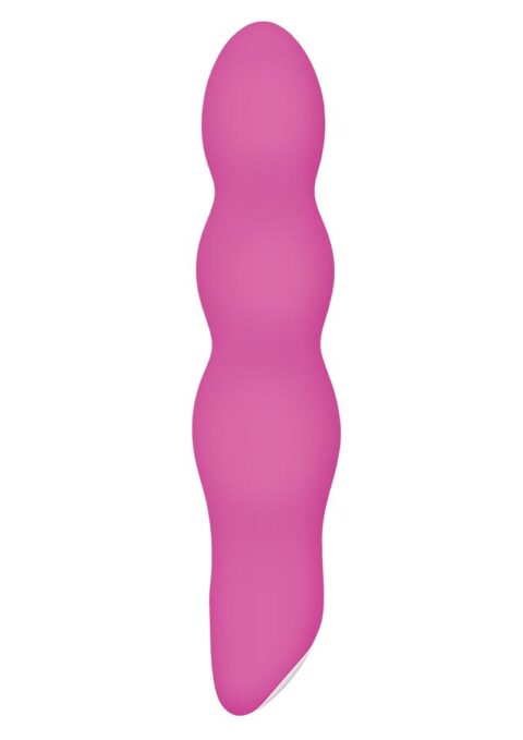 Afterglow Silicone Rechargeable Light-Up Vibrator - Pink