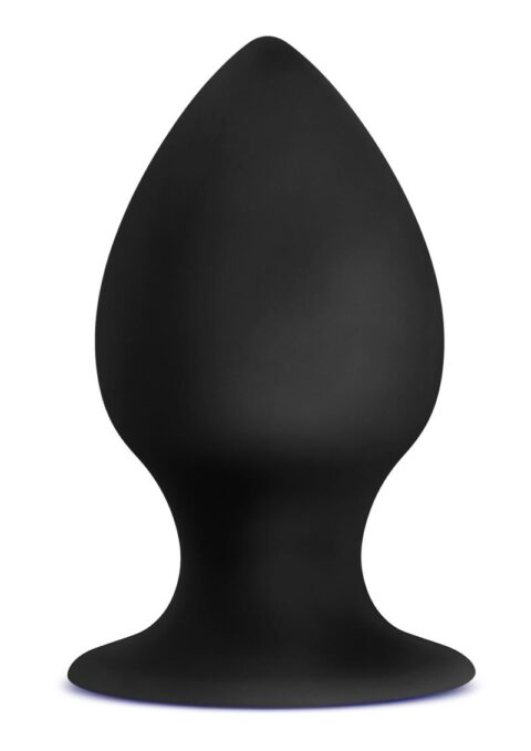 Anal Adventures Platinum Anal Stout Plug Medium - Black