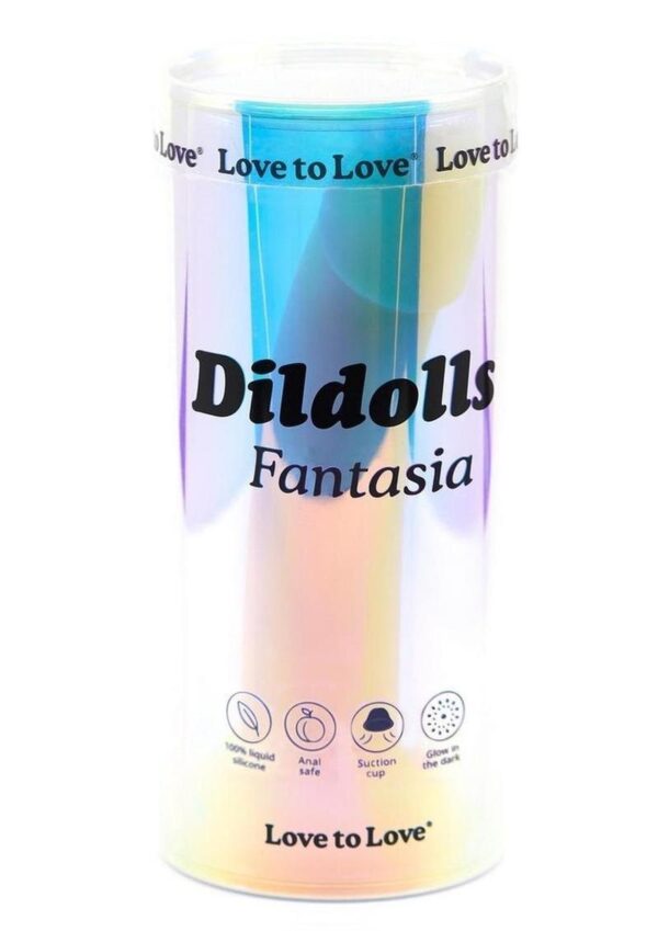 Dildolls Fantasia Silicone Dildo - Glow In The Dark