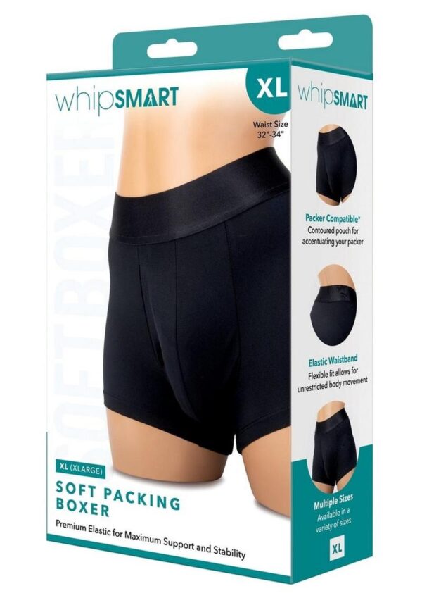 WhipSmart Soft Packing Boxer - Small - Black