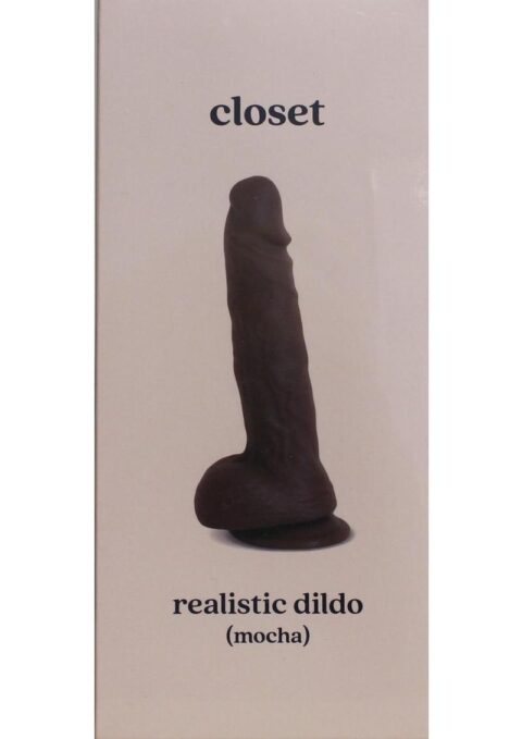 Closet Realistic Dildo 7in - Caramel