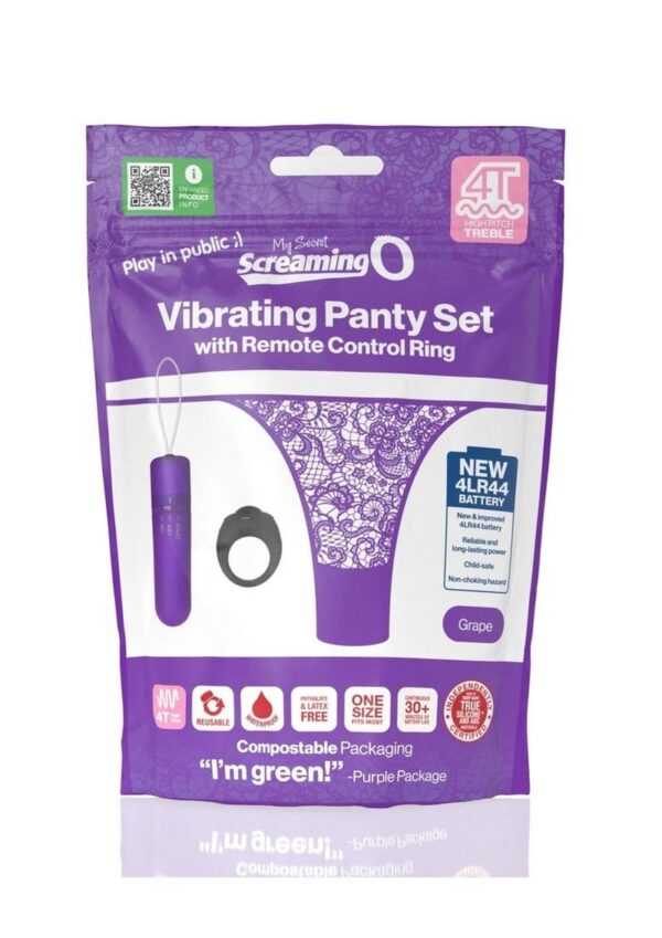 Screaming O My Secret Remote 4T Panty Vibe - Grape