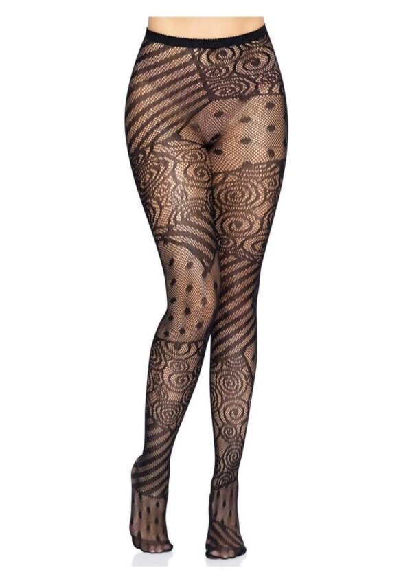 Leg Avenue Doll Net Tights - O/S - Black