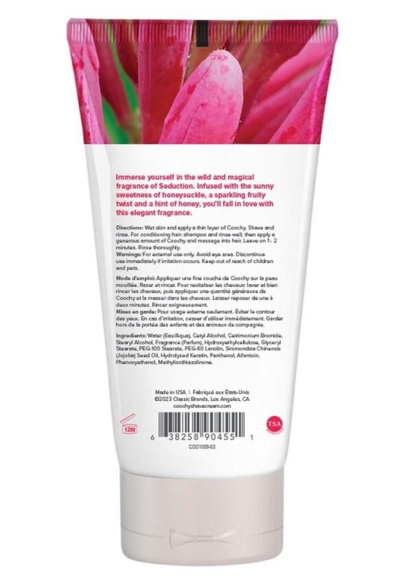 Coochy Shave Cream Seduction Honeysuckle/Citrus 3.4oz