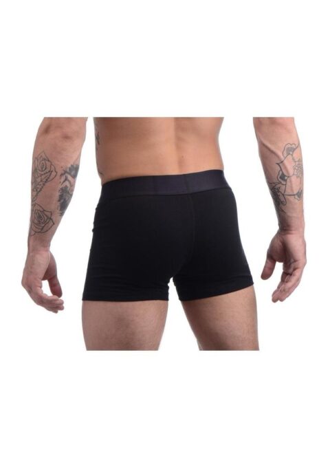 Strap U Armor Mens Boxer Harness with O-Ring - Large/XLarge - Black