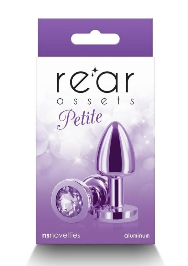 Rear Assets Aluminum Anal Plug - Petite - Purple