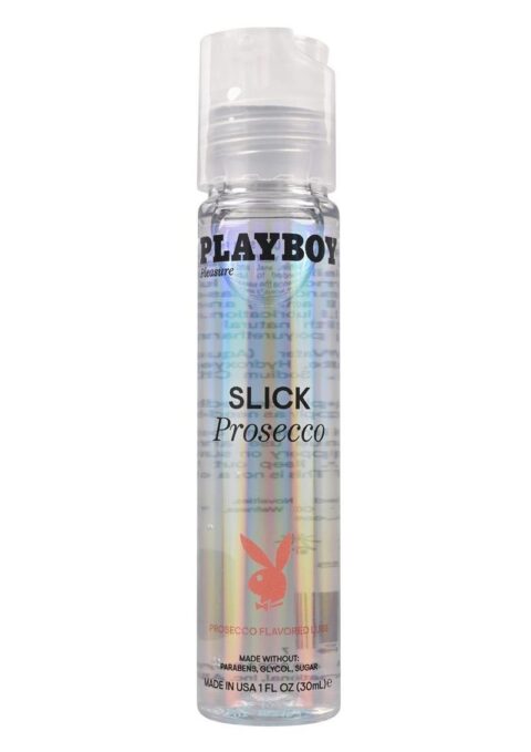 Playboy Slick Prosecco Flavored Water Based Lubricant 1oz