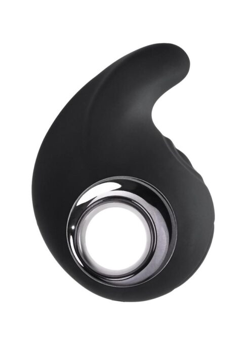 Playboy Ring my Bell Rechargeable Silicone Vibrating Tip - Black