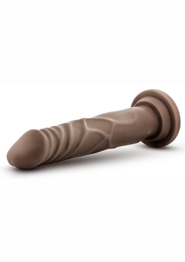 Dr. Skin Realistic Cock Basic 7.5 Dildo 7.5in - Chocolate