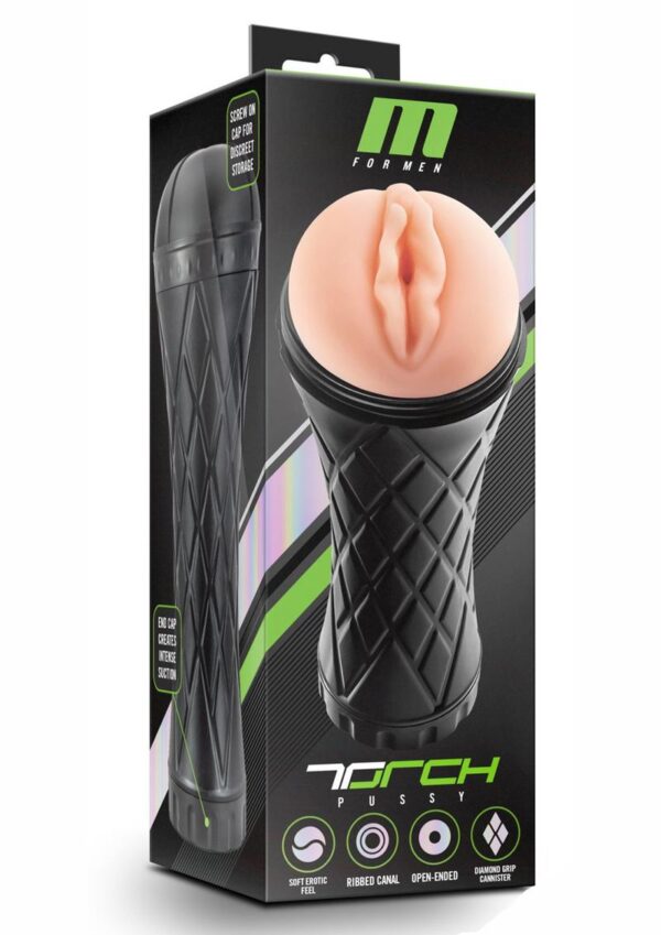 M for Men The Torch Pussy Masturbator - Pussy - Vanilla