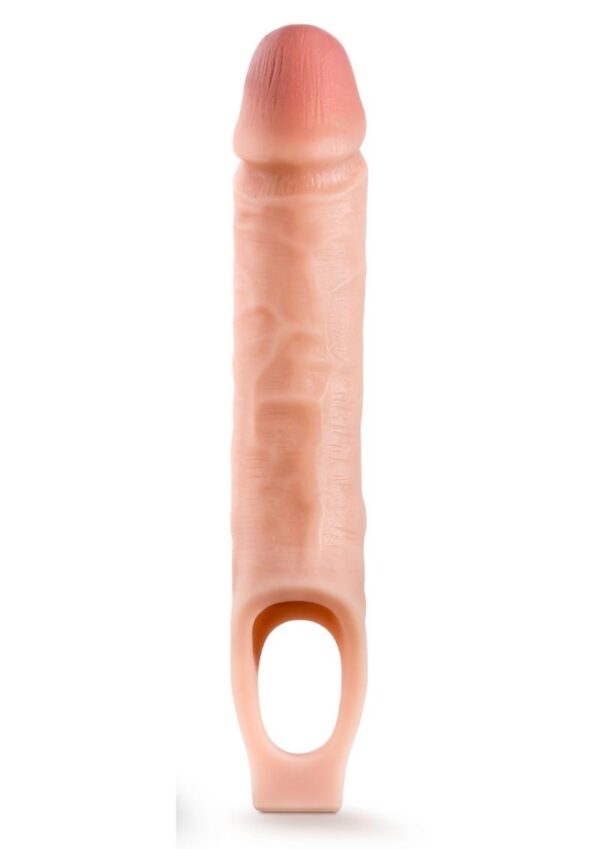 Performance Plus Silicone Cock Sheath Penis Extender 10in - Vanilla