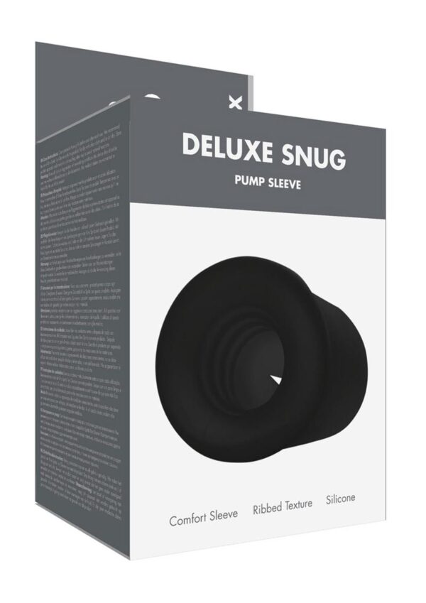 ME YOU US Deluxe Snug Silicone Pump Comfort Sleeve - Black