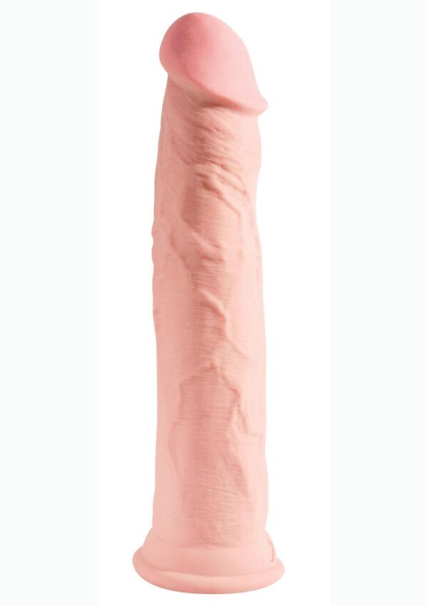 King Cock Plus Triple Density Dildo 11in - Vanilla