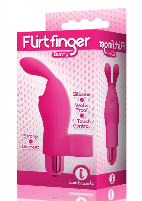 The 9`s - Flirt finger Silicone Bunny - Pink