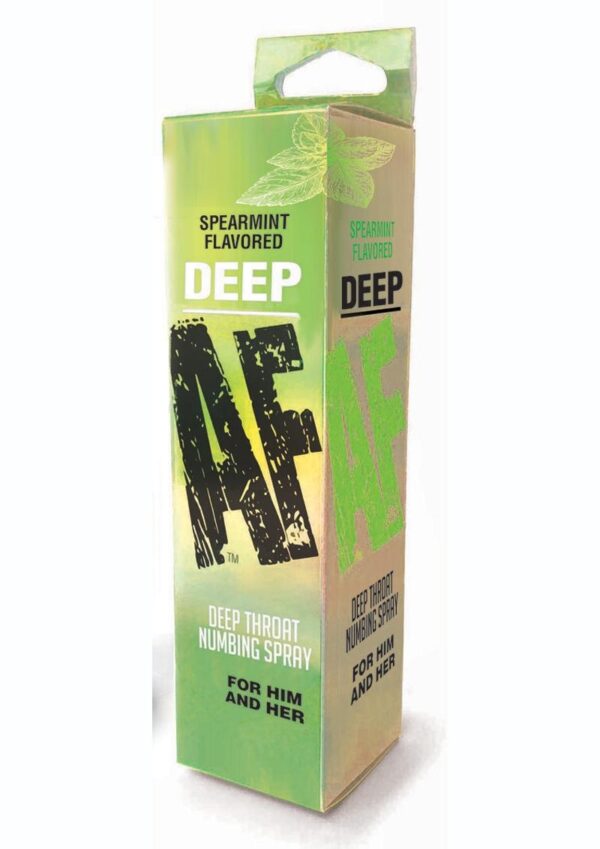 Deep AF Deep Throat Numbing Spray 1oz - Spearmint